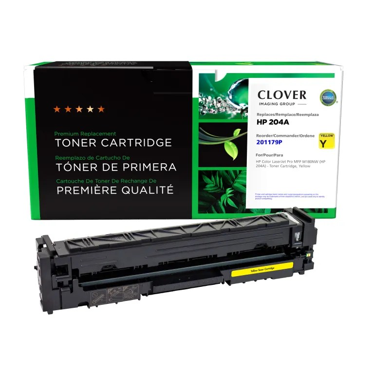 Clover Imaging Remanufactured Yellow Toner Cartridge for HP 204A (CF512A)