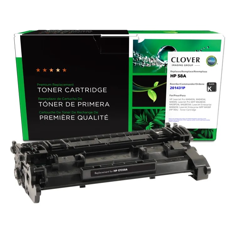 Clover Imaging Remanufactured Toner Cartridge (New Chip) for HP 58A (CF258A)