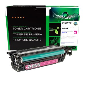 Clover Imaging Remanufactured Magenta Toner Cartridge for HP 653A (CF323A) Clover Imaging Remanufactured Magenta Toner Cartridge for HP 653A (CF323A)