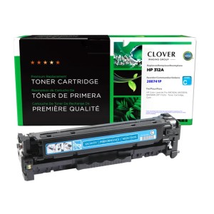 Clover Imaging Remanufactured Cyan Toner Cartridge for HP 312A (CF381A) Clover Imaging Remanufactured Cyan Toner Cartridge for HP 312A (CF381A)