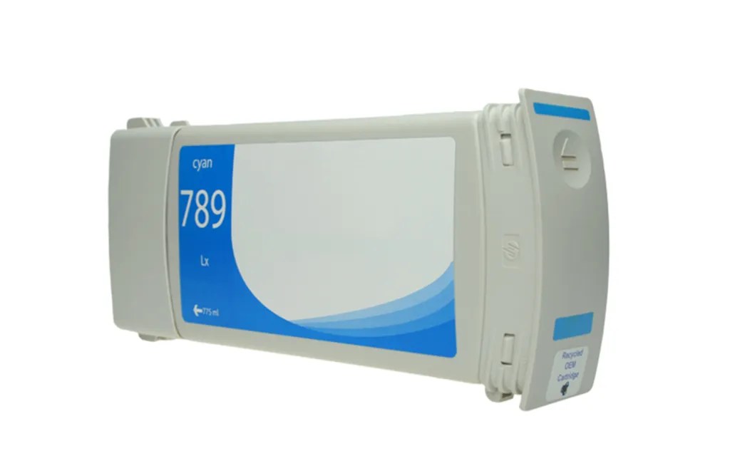 WF Remanufactured Cyan Wide Format Ink Cartridge for HP 789 (CH616A)