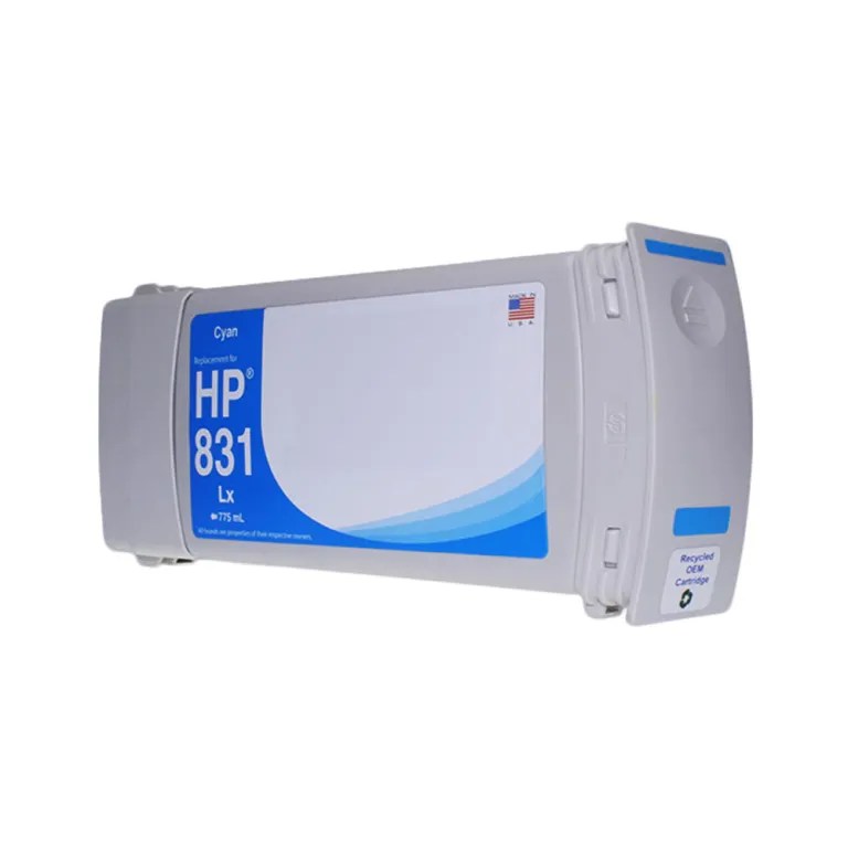 WF Remanufactured Cyan Wide Format Ink Cartridge for HP 831 (CZ683A)