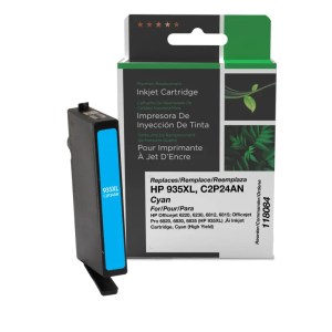 Clover Imaging Remanufactured High Yield Cyan Ink Cartridge for HP 935XL (C2P24AN) Clover Imaging Remanufactured High Yield Cyan Ink Cartridge for HP 935XL (C2P24AN)