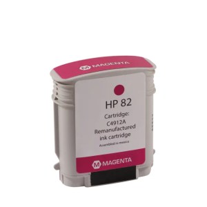 WF Remanufactured High Yield Magenta Wide Format Ink Cartridge for HP 82 (C4912A) WF Remanufactured High Yield Magenta Wide Format Ink Cartridge for HP 82 (C4912A)