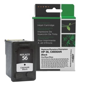 Clover Imaging Remanufactured Black Ink Cartridge for HP 56 (C6656AN) Clover Imaging Remanufactured Black Ink Cartridge for HP 56 (C6656AN)
