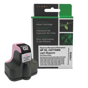 Clover Imaging Remanufactured High Yield Light Magenta Ink Cartridge for HP 02 (C8775WN) Clover Imaging Remanufactured High Yield Light Magenta Ink Cartridge for HP 02 (C8775WN)