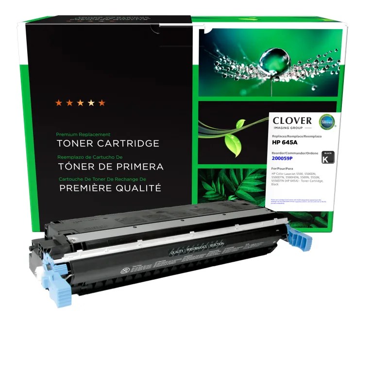 Clover Imaging Remanufactured Black Toner Cartridge for HP 645A (C9730A)