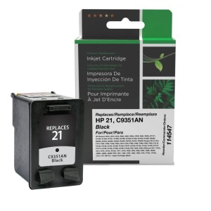 Clover Imaging Remanufactured Black Ink Cartridge for HP 21 (C9351AN) Clover Imaging Remanufactured Black Ink Cartridge for HP 21 (C9351AN)