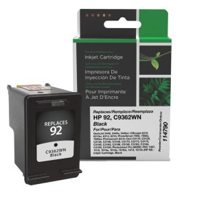 Clover Imaging Remanufactured Black Ink Cartridge for HP 92 (C9362WN) Clover Imaging Remanufactured Black Ink Cartridge for HP 92 (C9362WN)