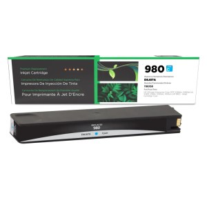 Clover Imaging Remanufactured Cyan Ink Cartridge for HP 980 (D8J07A) Clover Imaging Remanufactured Cyan Ink Cartridge for HP 980 (D8J07A)