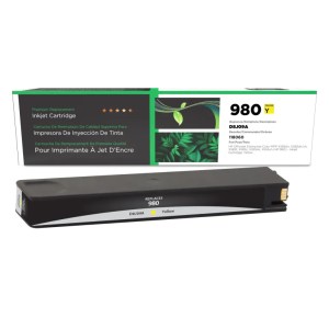 Clover Imaging Remanufactured Yellow Ink Cartridge for HP 980 (D8J09A) Clover Imaging Remanufactured Yellow Ink Cartridge for HP 980 (D8J09A)