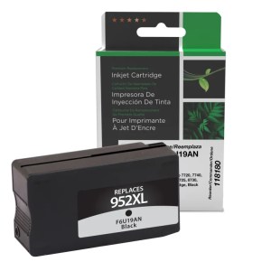 Clover Imaging Remanufactured High Yield Black Ink Cartridge for HP 952XL (F6U19AN) Clover Imaging Remanufactured High Yield Black Ink Cartridge for HP 952XL (F6U19AN)