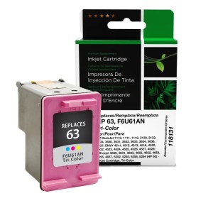 Clover Imaging Remanufactured Tri-Color Ink Cartridge for HP 63 (F6U61AN) Clover Imaging Remanufactured Tri-Color Ink Cartridge for HP 63 (F6U61AN)