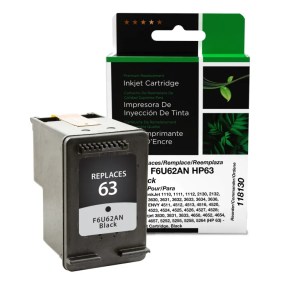 Clover Imaging Remanufactured Black Ink Cartridge for HP 63 (F6U62AN) Clover Imaging Remanufactured Black Ink Cartridge for HP 63 (F6U62AN)