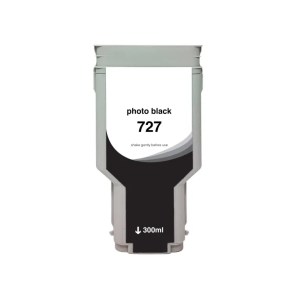 WF Non-OEM New High Yield Photo Black Wide Format Ink Cartridge for HP 727 (F9J79A) WF Non-OEM New High Yield Photo Black Wide Format Ink Cartridge for HP 727 (F9J79A)
