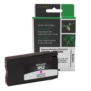 Clover Imaging Remanufactured Magenta Ink Cartridge for HP 952 (L0S52AN) Clover Imaging Remanufactured Magenta Ink Cartridge for HP 952 (L0S52AN)