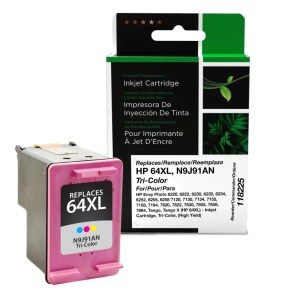 Clover Imaging Remanufactured High Yield Tri-Color Ink Cartridge for HP 64XL (N9J91AN) Clover Imaging Remanufactured High Yield Tri-Color Ink Cartridge for HP 64XL (N9J91AN)