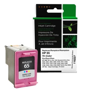 Clover Imaging Remanufactured Tri-Color Ink Cartridge for HP 65 (N9K01AN) Clover Imaging Remanufactured Tri-Color Ink Cartridge for HP 65 (N9K01AN)