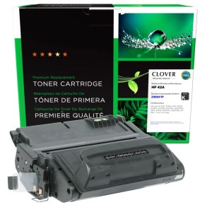 Clover Imaging Remanufactured Toner Cartridge for HP 42A (Q5942A) Clover Imaging Remanufactured Toner Cartridge for HP 42A (Q5942A)
