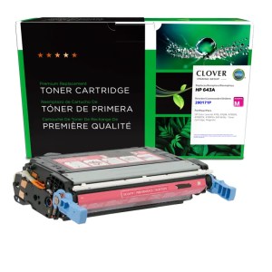 Clover Imaging Remanufactured Magenta Toner Cartridge for HP 643A (Q5953A) Clover Imaging Remanufactured Magenta Toner Cartridge for HP 643A (Q5953A)