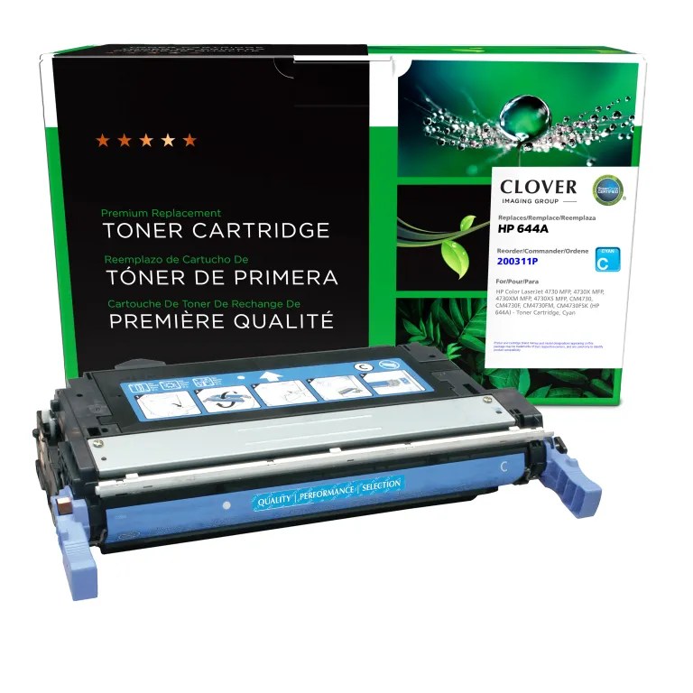Clover Imaging Remanufactured Cyan Toner Cartridge for HP 644A (Q6461A)