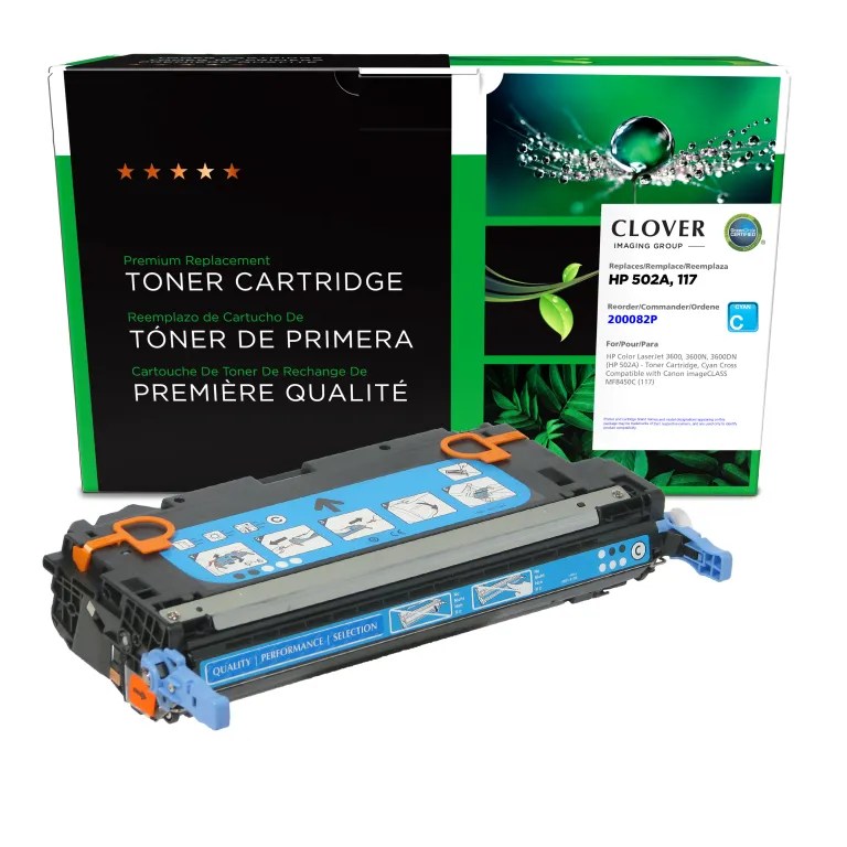 Clover Imaging Remanufactured Cyan Toner Cartridge for HP 502A (Q6471A)