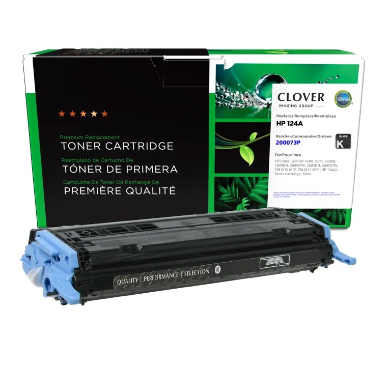 Clover Imaging Remanufactured Black Toner Cartridge for HP 124A (Q6000A)