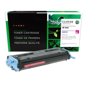 Clover Imaging Remanufactured Magenta Toner Cartridge for HP 124A (Q6003A) Clover Imaging Remanufactured Magenta Toner Cartridge for HP 124A (Q6003A)