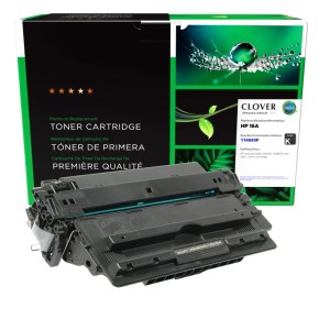 Clover Imaging Remanufactured Toner Cartridge for HP 16A (Q7516A) Clover Imaging Remanufactured Toner Cartridge for HP 16A (Q7516A)