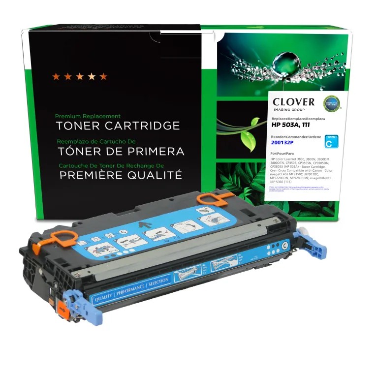 Clover Imaging Remanufactured Cyan Toner Cartridge for HP 503A (Q7581A)
