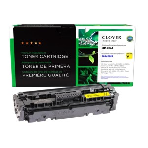Clover Imaging Remanufactured Yellow Toner Cartridge (Reused OEM Chip) for HP 414A (W2022A) Clover Imaging Remanufactured Yellow Toner Cartridge (Reused OEM Chip) for HP 414A (W2022A)