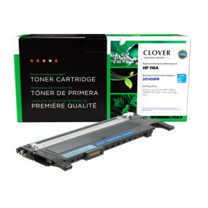 Clover Imaging Remanufactured Cyan Toner Cartridge (Reused OEM Chip) for HP 116A (HP W2061A) Clover Imaging Remanufactured Cyan Toner Cartridge (Reused OEM Chip) for HP 116A (HP W2061A)