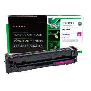 Clover Imaging Remanufactured High Yield Magenta Toner Cartridge (Reused OEM Chip) for HP 206X (W2113X) Clover Imaging Remanufactured High Yield Magenta Toner Cartridge (Reused OEM Chip) for HP 206X (W2113X)