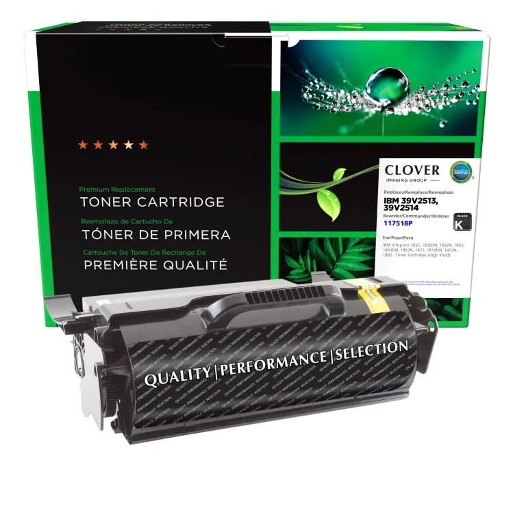 Clover Imaging Remanufactured High Yield Toner Cartridge for IBM 1832/1852/1872/1892