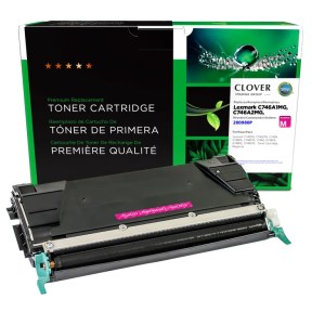 Clover Imaging Remanufactured Magenta Toner Cartridge for Lexmark C746/C748 Clover Imaging Remanufactured Magenta Toner Cartridge for Lexmark C746/C748