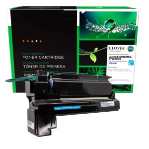 Clover Imaging Remanufactured High Yield Cyan Toner Cartridge for Lexmark C792 Clover Imaging Remanufactured High Yield Cyan Toner Cartridge for Lexmark C792