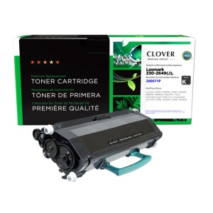 Clover Imaging Remanufactured High Yield Universal Toner Cartridge for Lexmark E260/E360/E460/E462; Dell 2330/2350 Clover Imaging Remanufactured High Yield Universal Toner Cartridge for Lexmark E260/E360/E460/E462; Dell 2330/2350