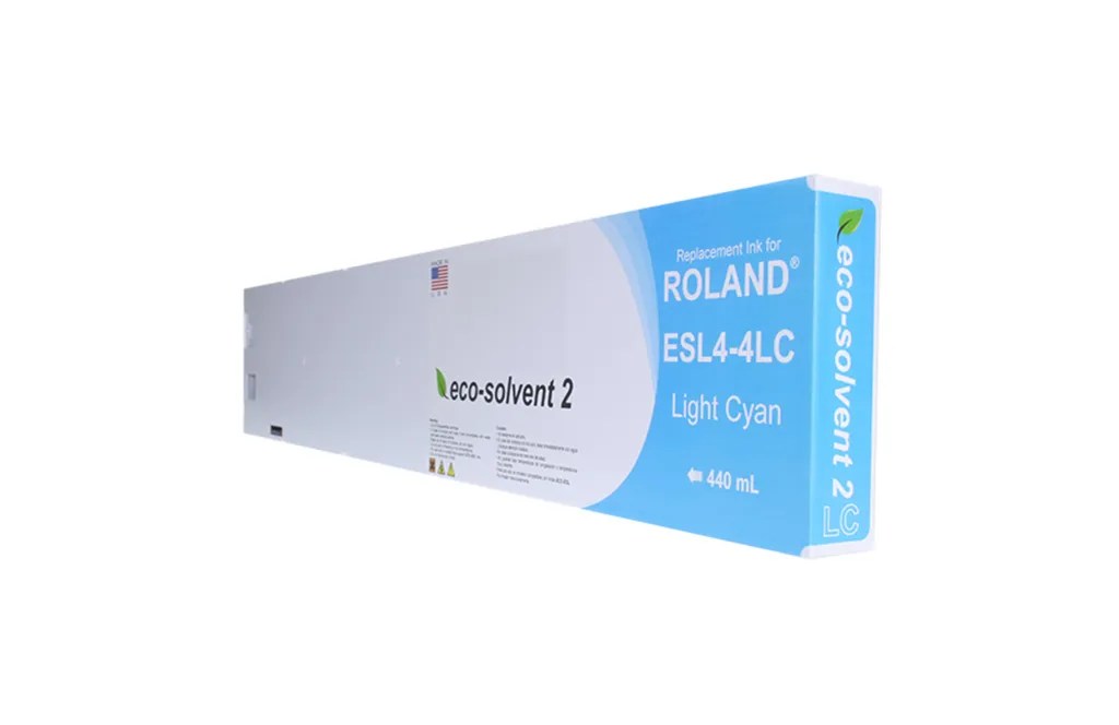 WF Non-OEM New Light Cyan Wide Format Inkjet Cartridge for Roland ESL4-4LC