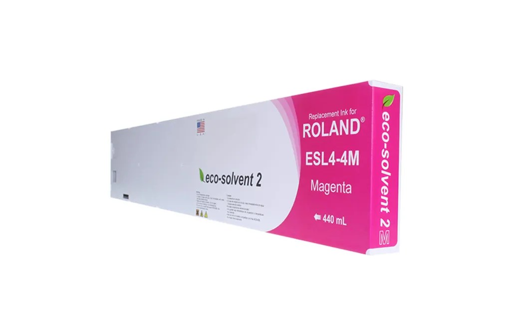 WF Non-OEM New Magenta Wide Format Inkjet Cartridge for Roland ESL4-4M