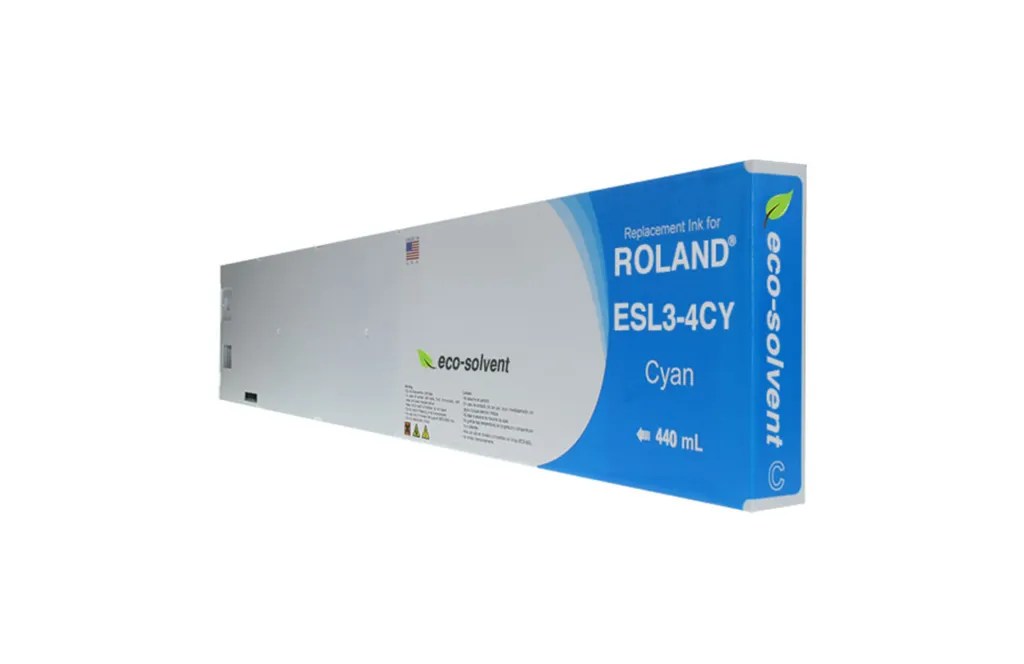 WF Non-OEM New Cyan Wide Format Inkjet Cartridge for Roland ESL3-4CN