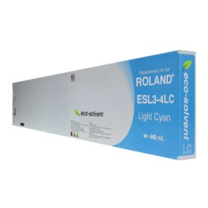 WF Non-OEM New Light Cyan Wide Format Inkjet Cartridge for Roland ESL3-4LC WF Non-OEM New Light Cyan Wide Format Inkjet Cartridge for Roland ESL3-4LC