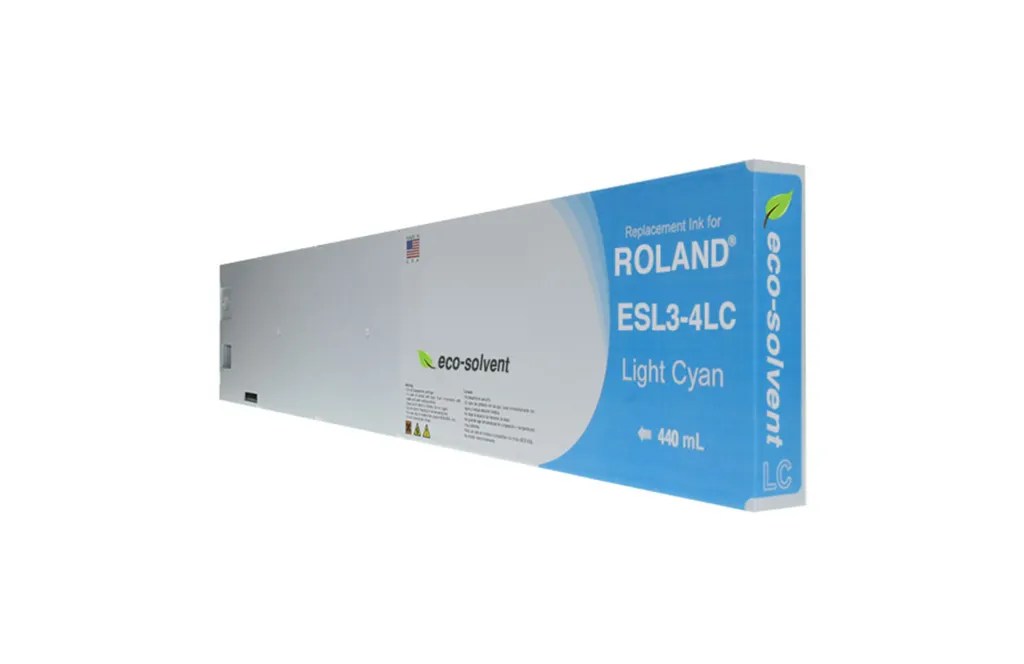 WF Non-OEM New Light Cyan Wide Format Inkjet Cartridge for Roland ESL3-4LC