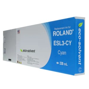 WF Non-OEM New Cyan Wide Format Inkjet Cartridge for Roland ESL3-CY WF Non-OEM New Cyan Wide Format Inkjet Cartridge for Roland ESL3-CY
