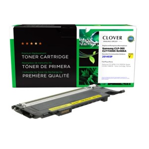 Clover Imaging Remanufactured Yellow Toner Cartridge for Samsung CLT-Y406S Clover Imaging Remanufactured Yellow Toner Cartridge for Samsung CLT-Y406S