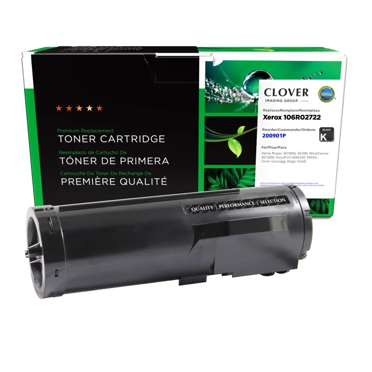 Clover Imaging Remanufactured High Yield Toner Cartridge for Xerox 106R02722