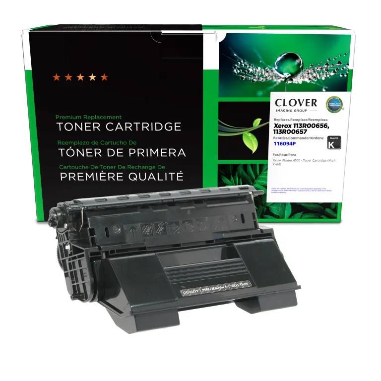Clover Imaging Remanufactured High Yield Toner Cartridge for Xerox 113R00656/113R00657