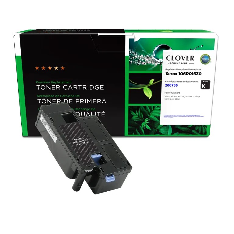 Clover Imaging Remanufactured Black Toner Cartridge for Xerox 106R01630