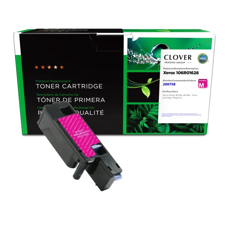Clover Imaging Remanufactured Magenta Toner Cartridge for Xerox 106R01628