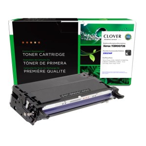 Clover Imaging Remanufactured High Yield Black Toner Cartridge for Xerox 113R00726 Clover Imaging Remanufactured High Yield Black Toner Cartridge for Xerox 113R00726