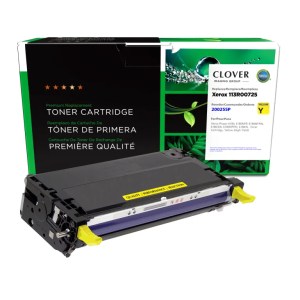 Clover Imaging Remanufactured High Yield Yellow Toner Cartridge for Xerox 113R00725 Clover Imaging Remanufactured High Yield Yellow Toner Cartridge for Xerox 113R00725